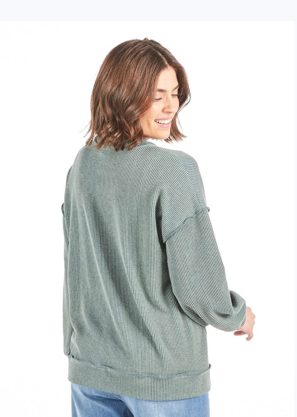 Amber Jade Knit Top by Simply Southern Simply Southern Casual Top