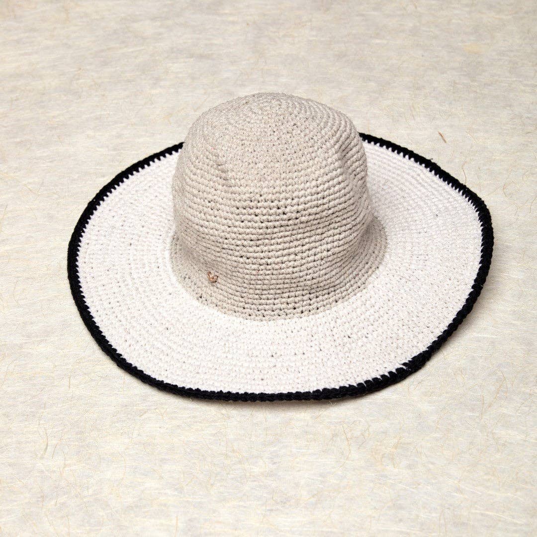 Amélie Natural Sun Hat UPF 35 By Many Hands