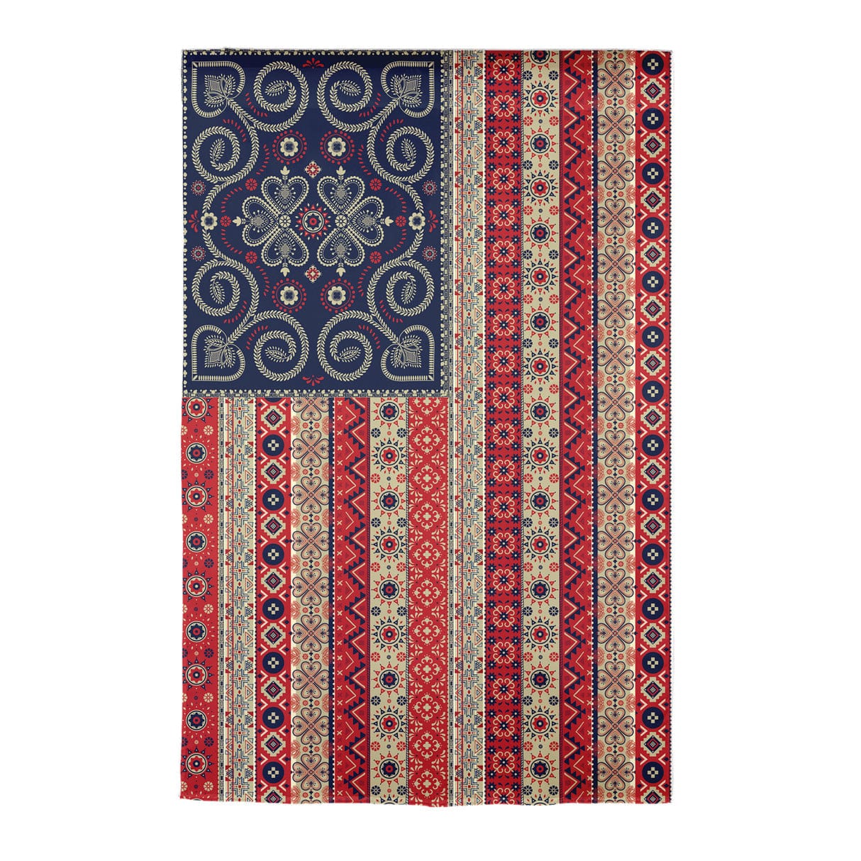 American BOHO Garden Flag by Junk Gypsy Evergreen Garden Flag