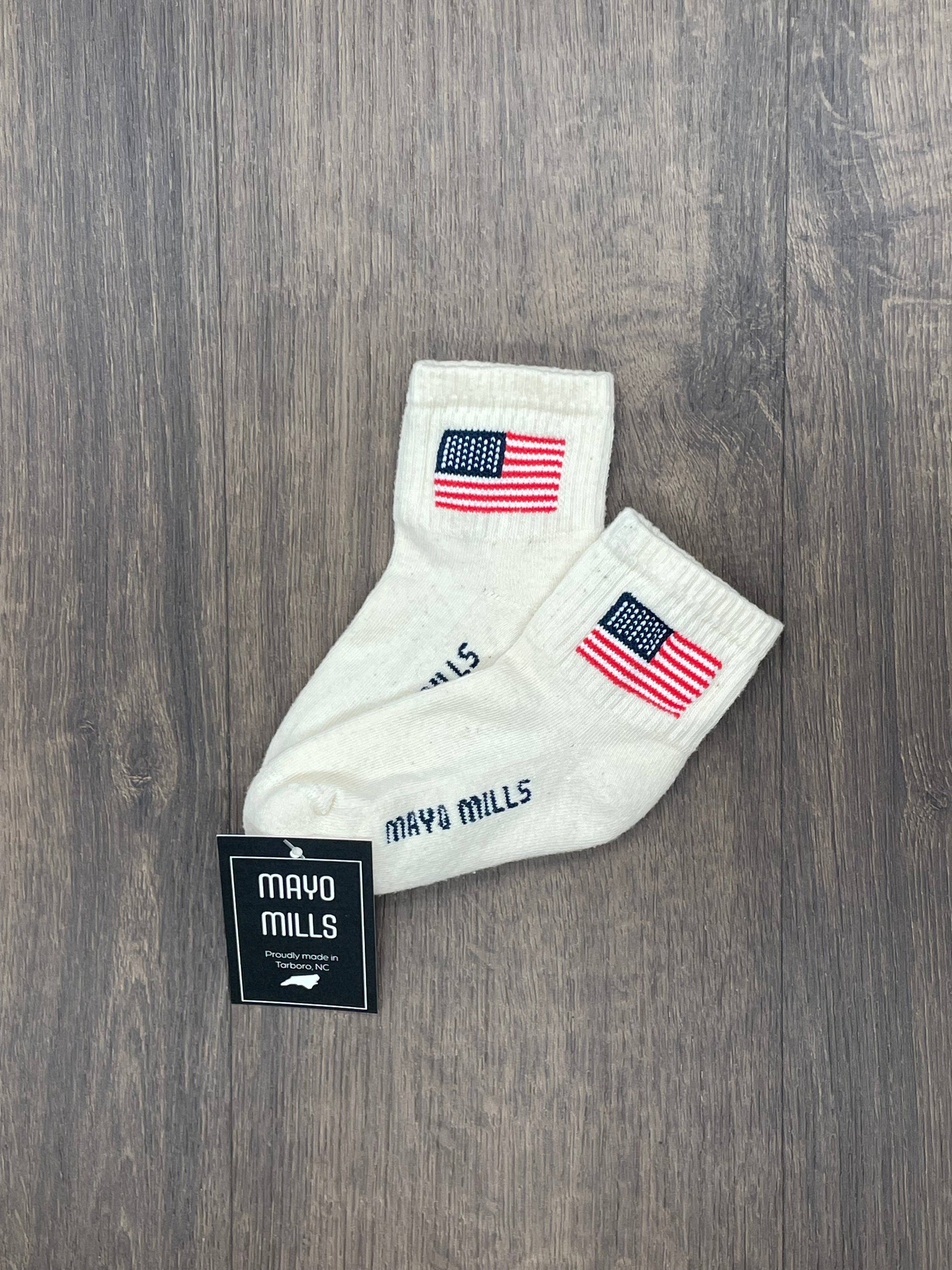 American Flag: Natural Cotton / Medium Mayo Mills