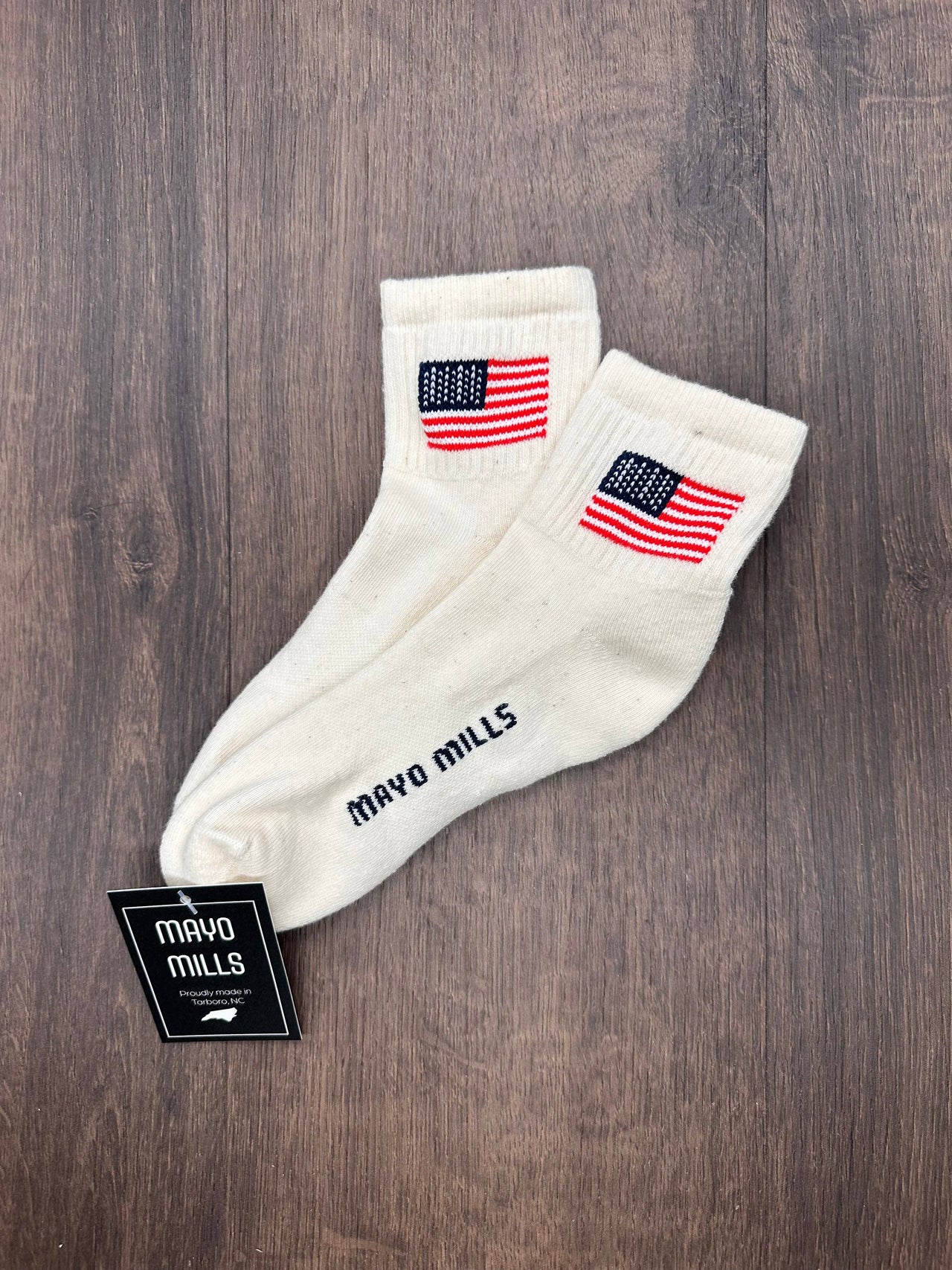 American Flag: Natural Cotton / Medium Mayo Mills