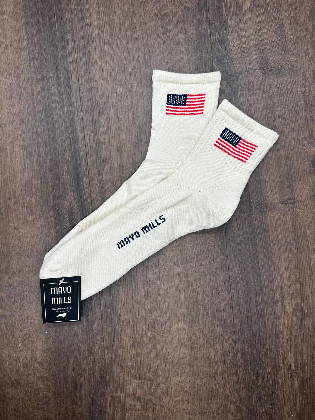 American Flag: Natural Cotton / XL Mayo Mills