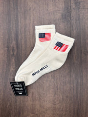 American Flag: Natural Cotton / XS Mayo Mills