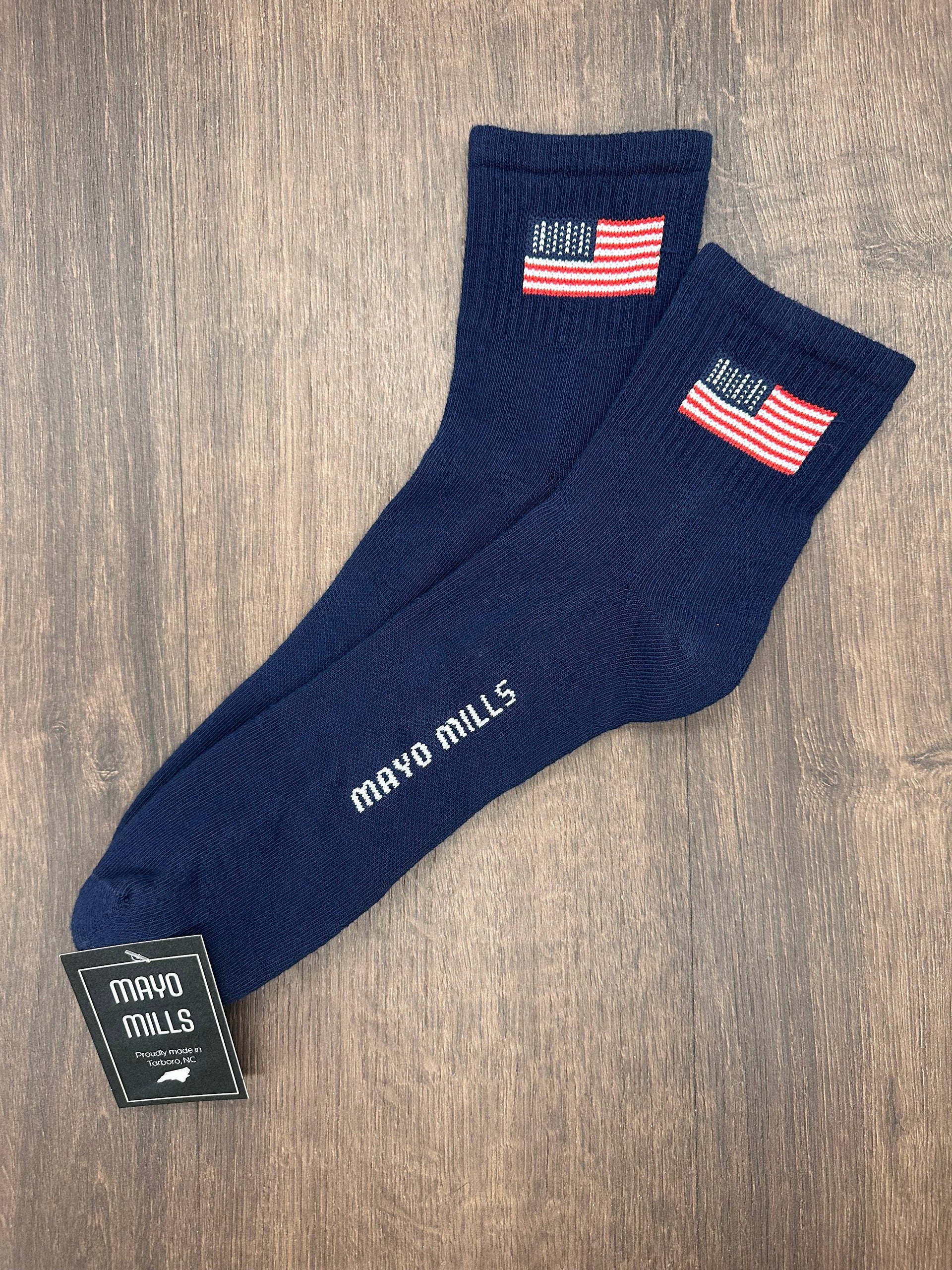 American Flag: Navy / XS Mayo Mills