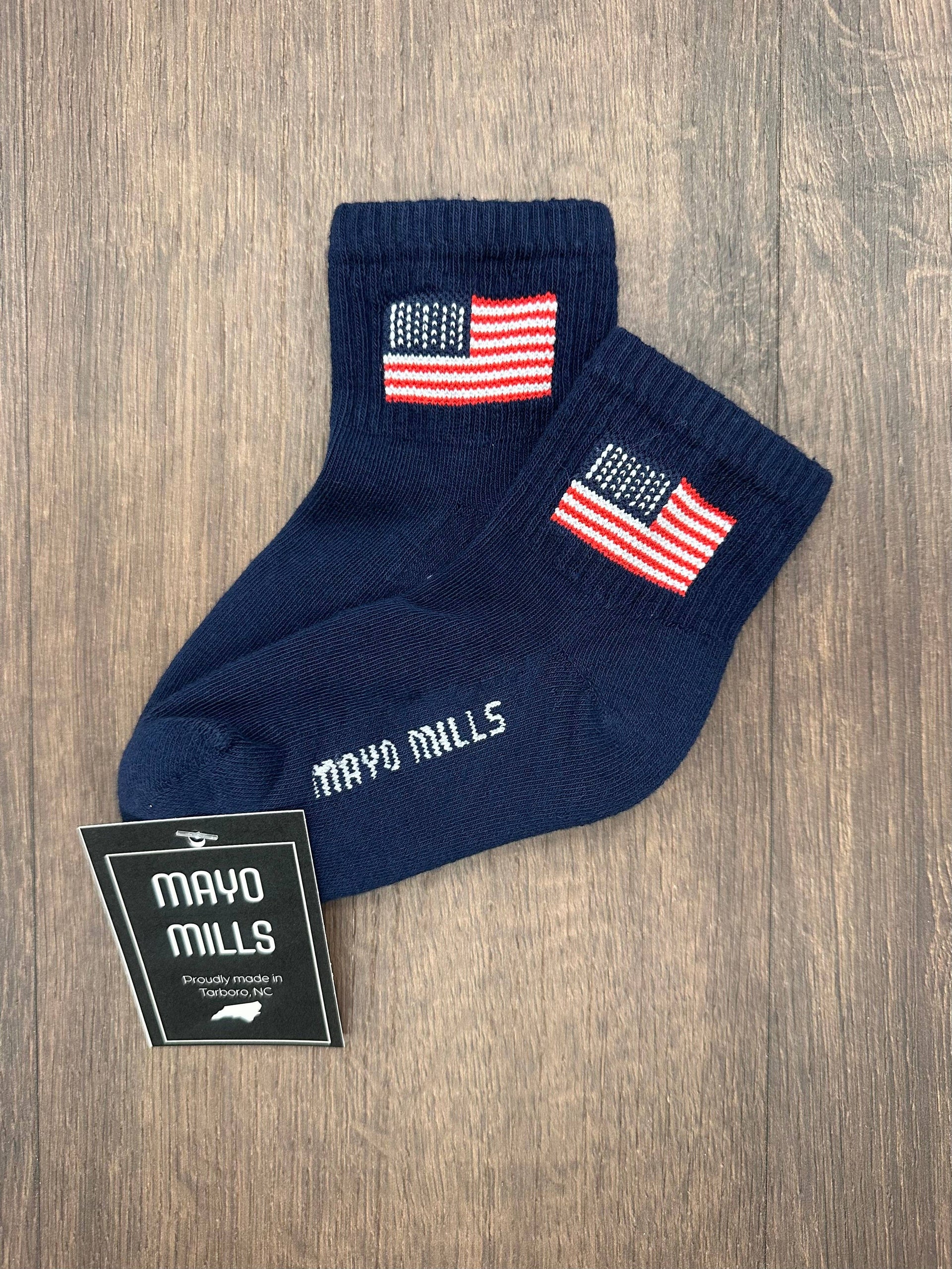 American Flag: Navy / XS Mayo Mills