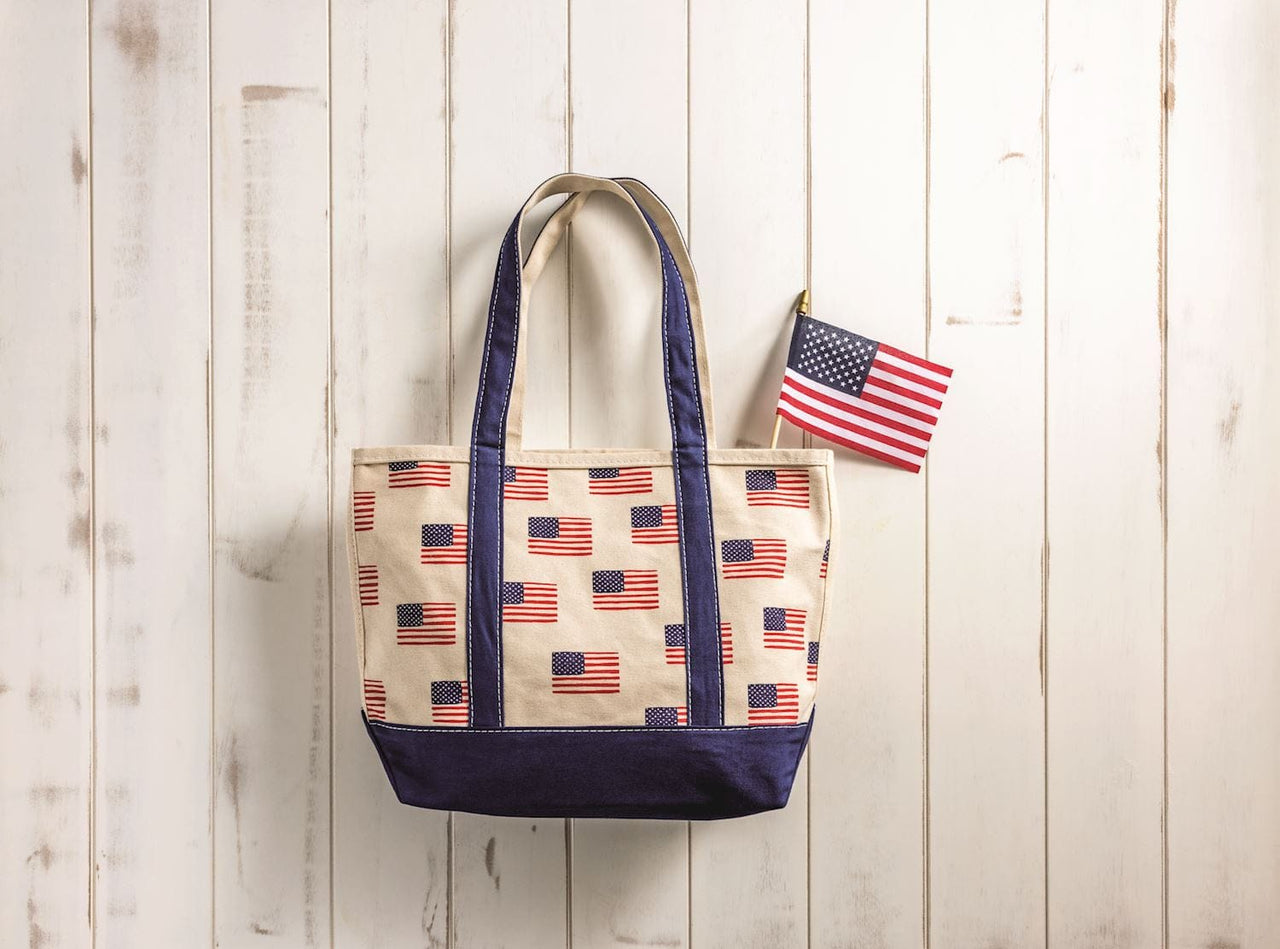 Americana Tote Mud Pie Reusable tote