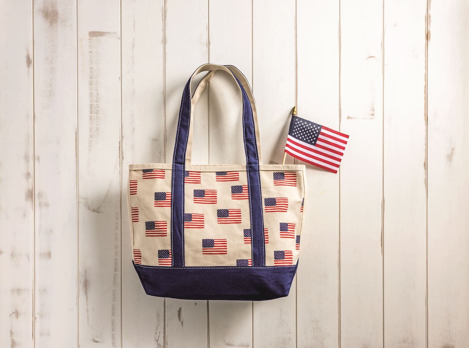Americana Tote Mud Pie Reusable tote