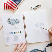 Americana watercolor workbook emily lex studio
