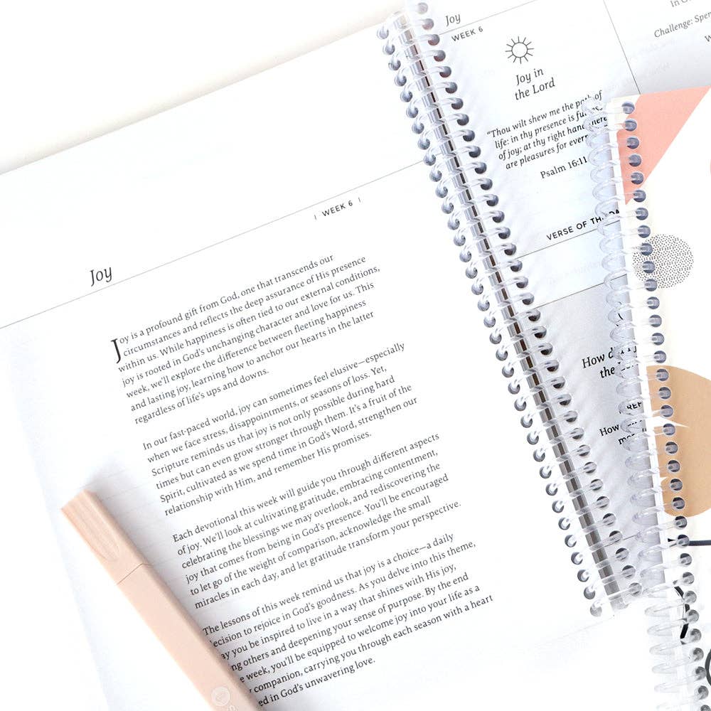 Anchored In His Word: A 90 Day Devotional Spiral Bible