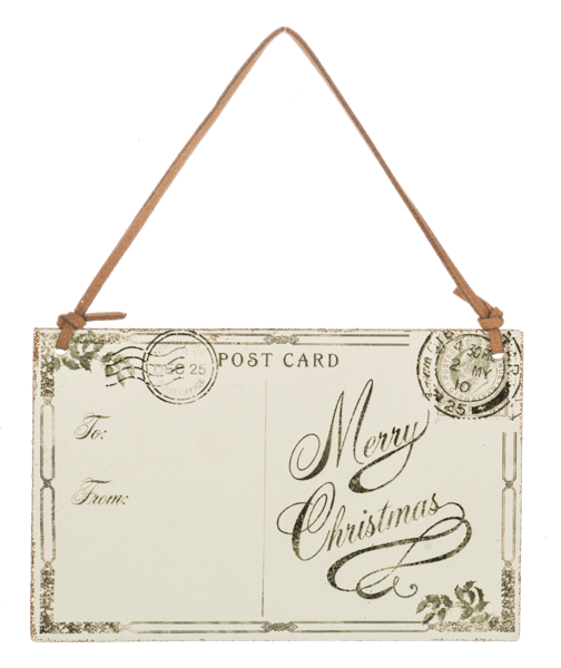 Animal Postcard Christmas Ornament Ganz Seasonal & Holiday Decorations