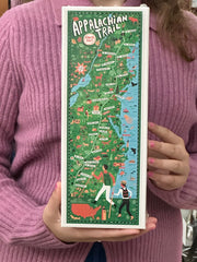 Appalachian Trail Illustrated Map Puzzle True South Puzzle Co. Puzzle