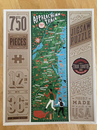 Thumbnail for Appalachian Trail Locations Puzzle True South Puzzle Co Jigsaw Puzzles