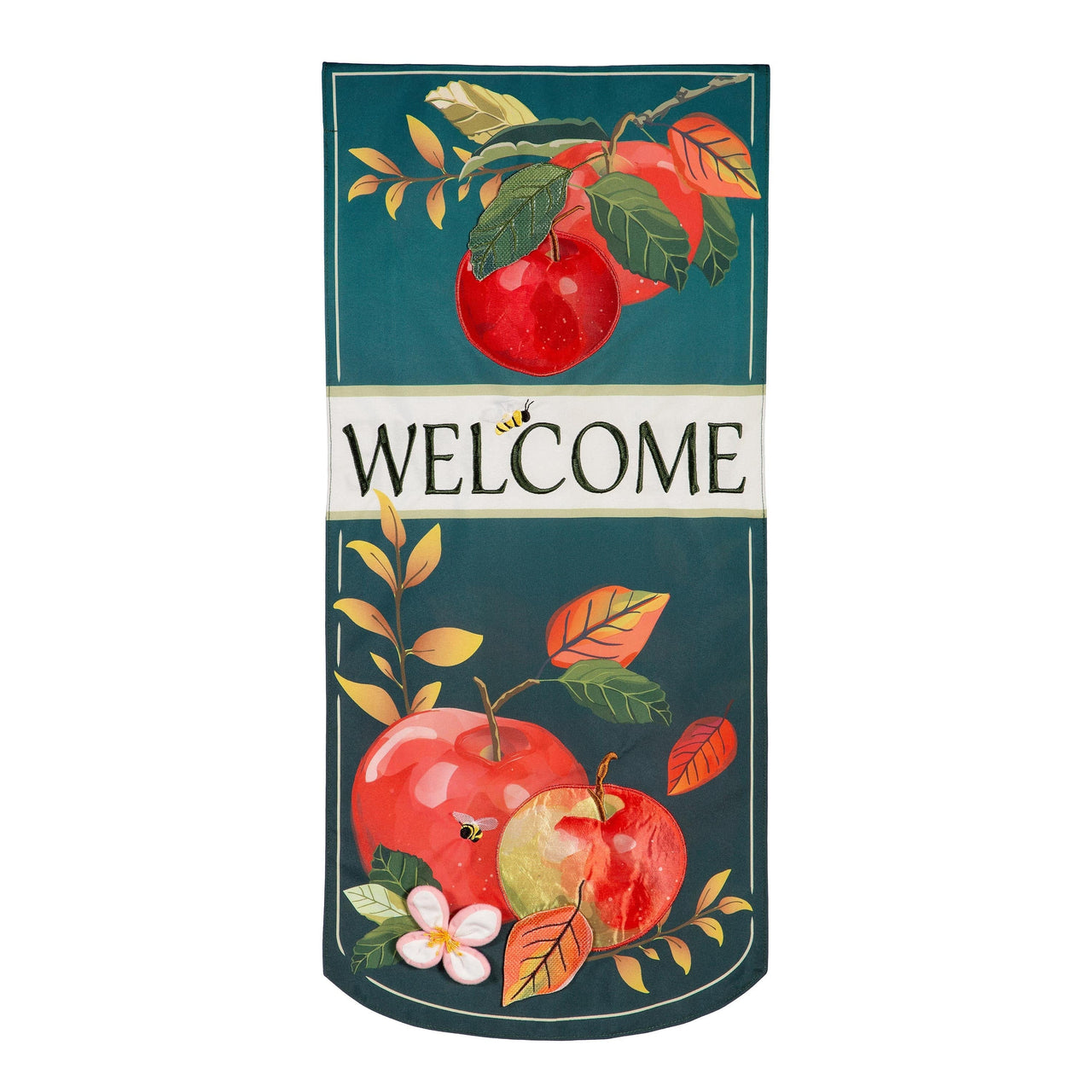 Apple Orchard Welcome Flag XL Evergreen Garden Flag