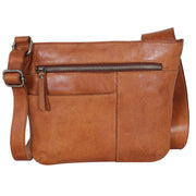 Arden Leather Crossbody: Cognac Latico Leathers
