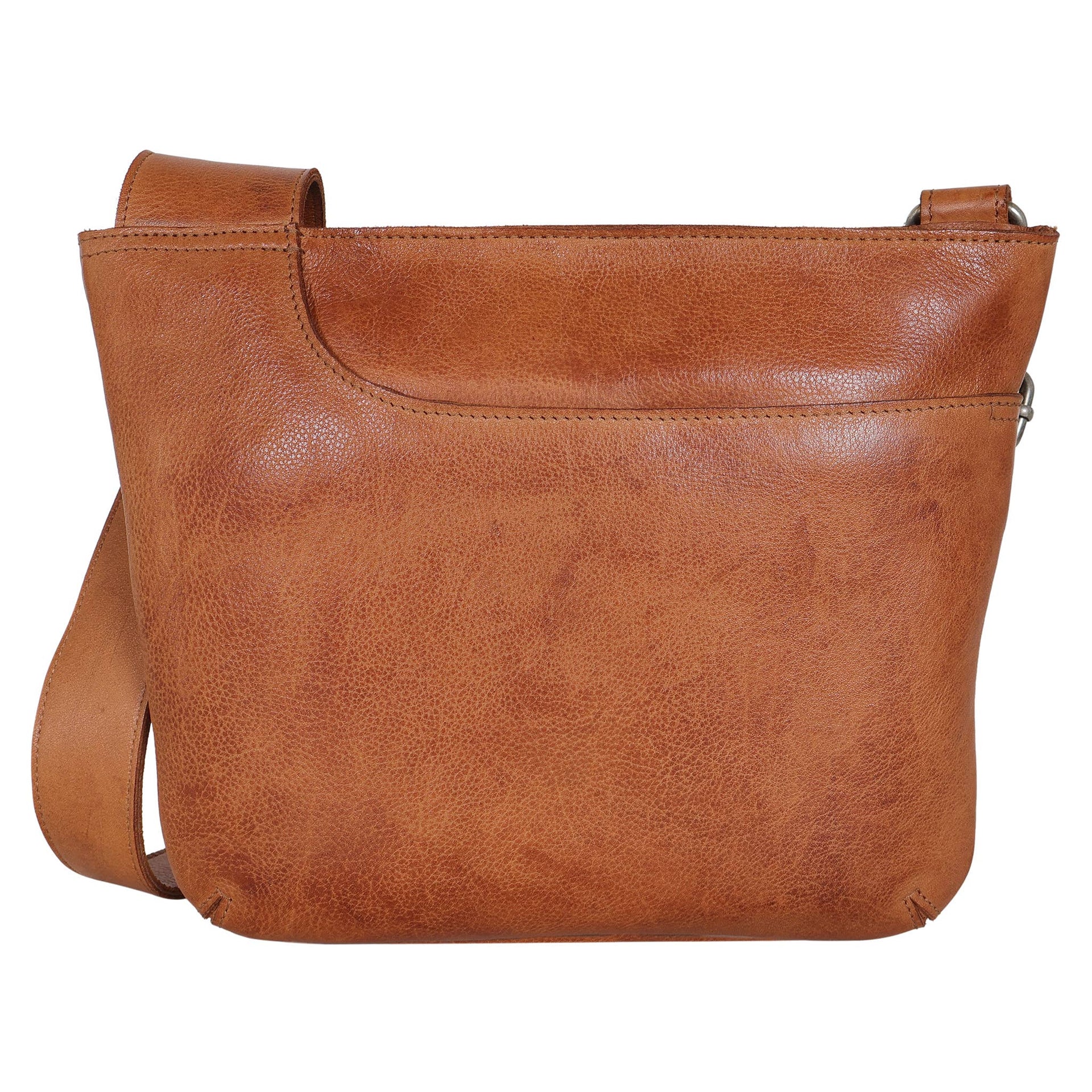 Arden Leather Crossbody: Cognac Latico Leathers