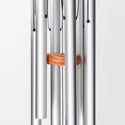 Arias 29” Chime in Silver 6 Tubes Wind River Chimes Home & Garden