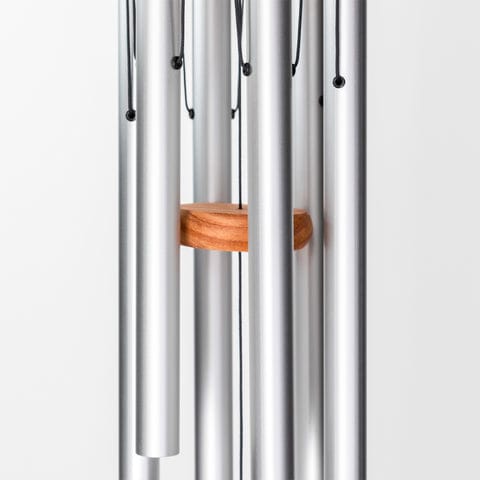 Arias 29” Chime in Silver 6 Tubes Wind River Chimes Home & Garden
