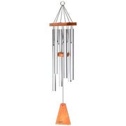 Arias 29” Chime in Silver 6 Tubes Wind River Chimes Home & Garden