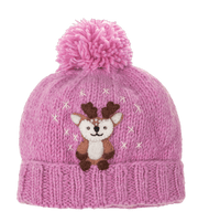 Artisan Knit Animal Hat in Wool Ganz Reindeer