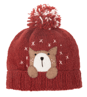 Artisan Knit Animal Hat in Wool Ganz Cat