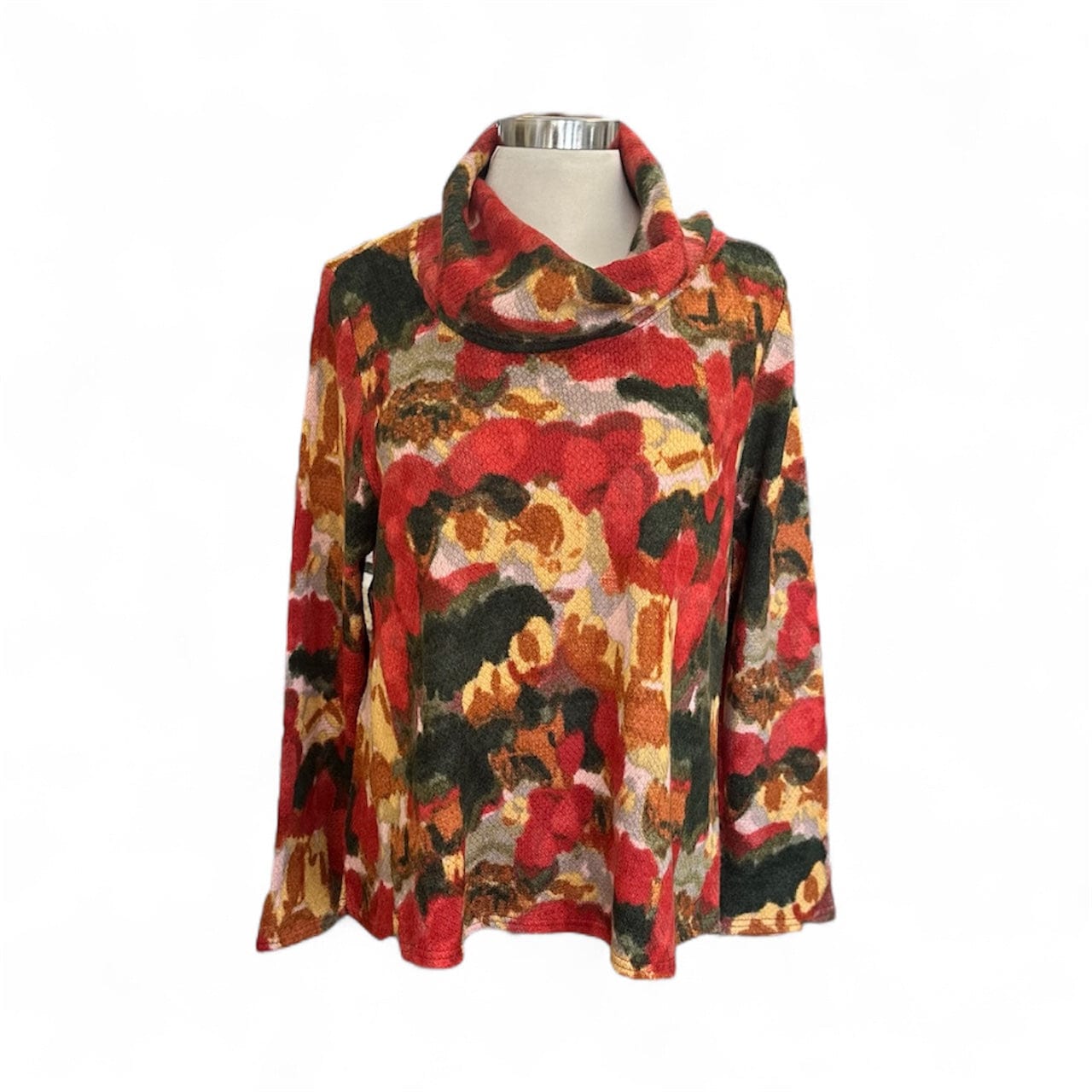 Aspen Knit Easy Cowl Habitat Casual Top Small