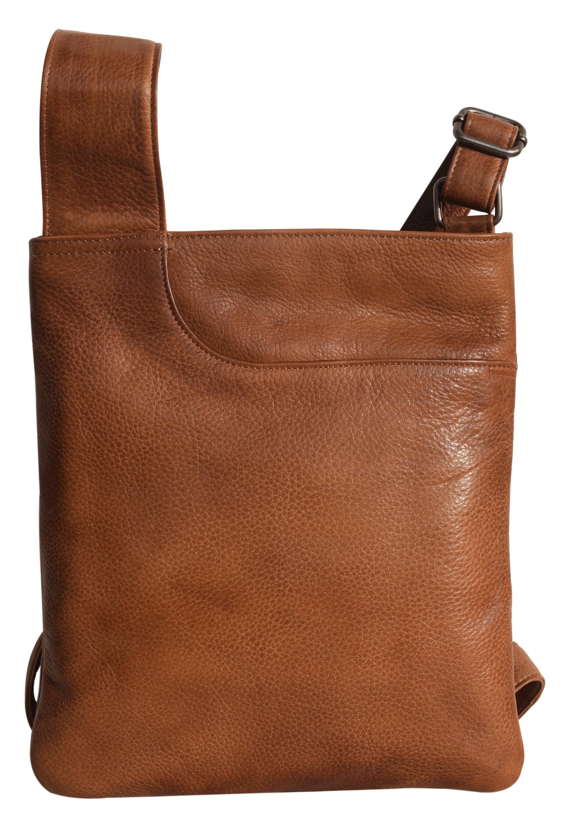 Athena Handcrafted Leather Crossbody Bags: Cognac Latico Leathers