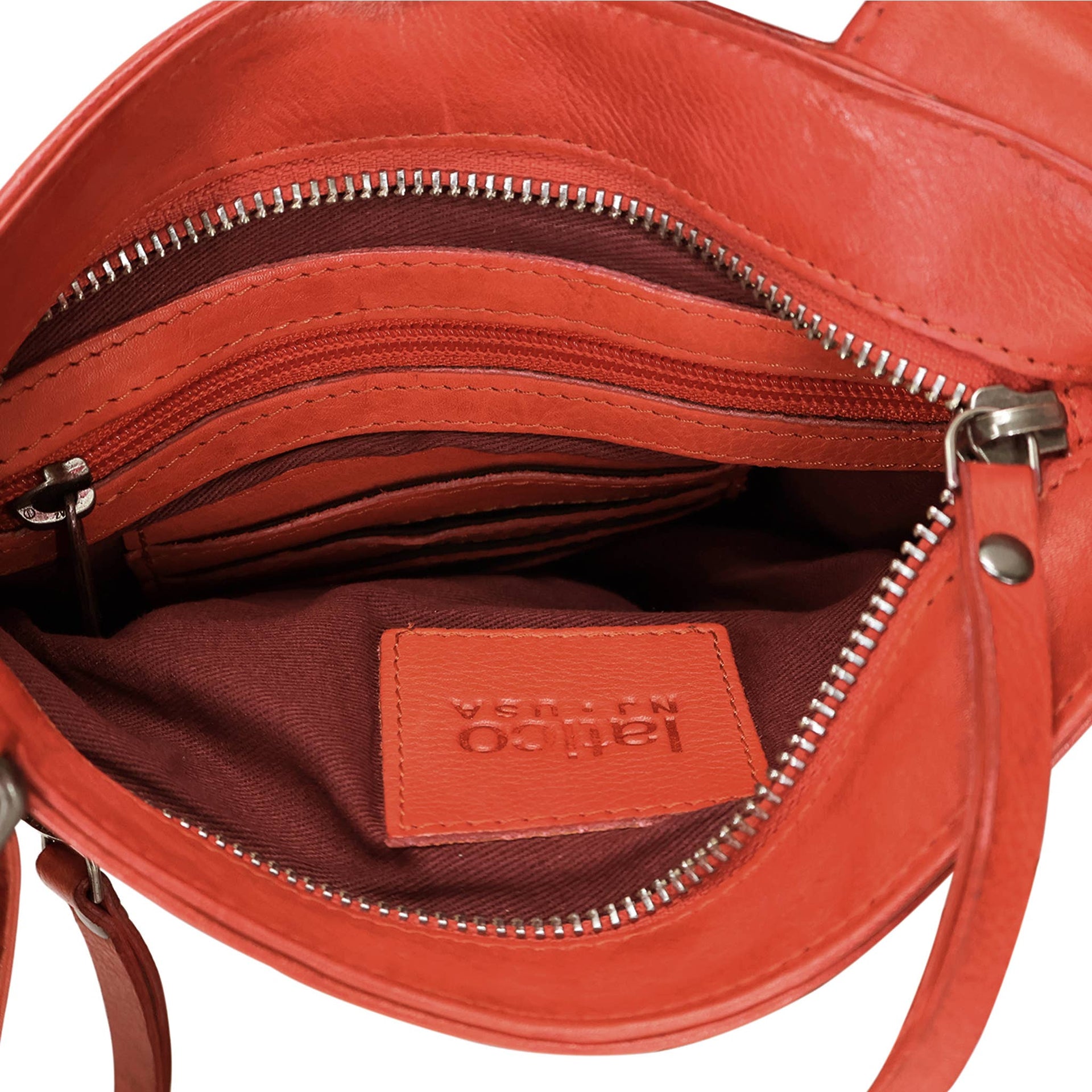 Athena Handcrafted Leather Crossbody Bags: Denim Latico Leathers