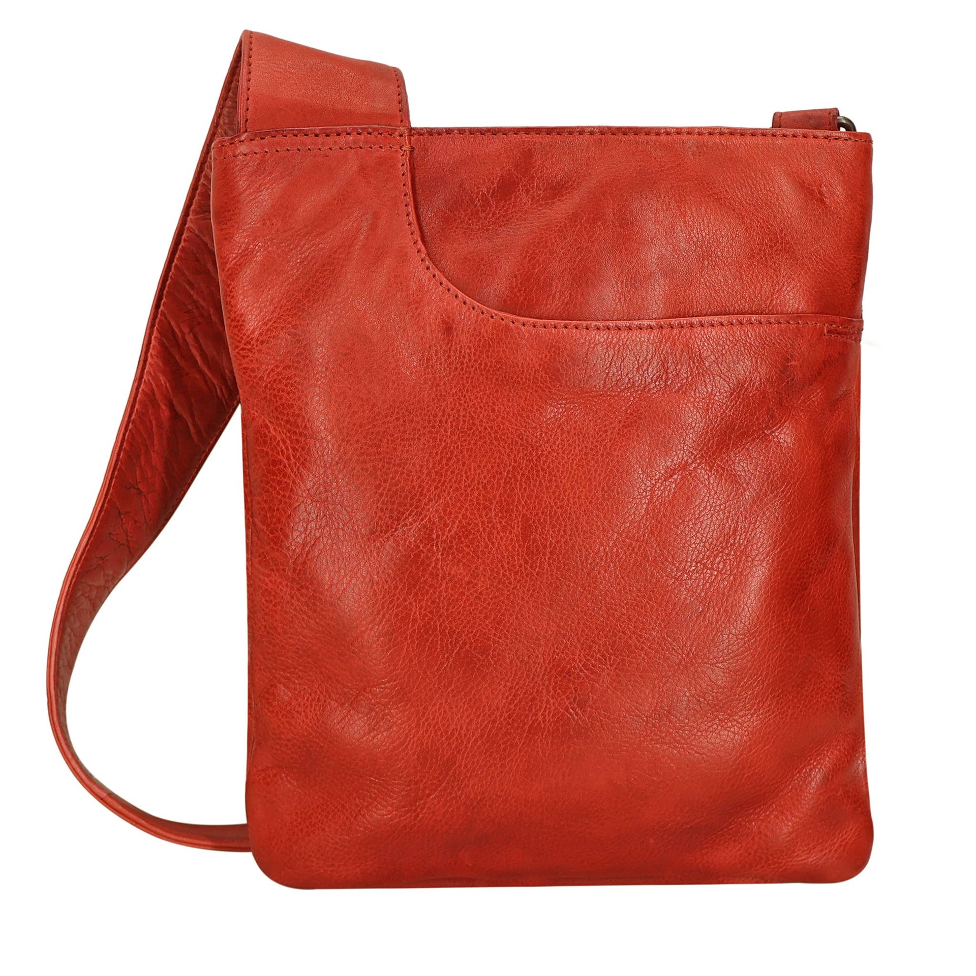 Athena Handcrafted Leather Crossbody Bags: Oxblood Latico Leathers