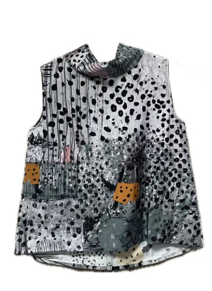 Audrey Sleeveless Swing Top 3 Potato Casual Top