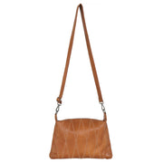 Avery Diamond Leather Crossbody Bag: Cognac Latico Leathers