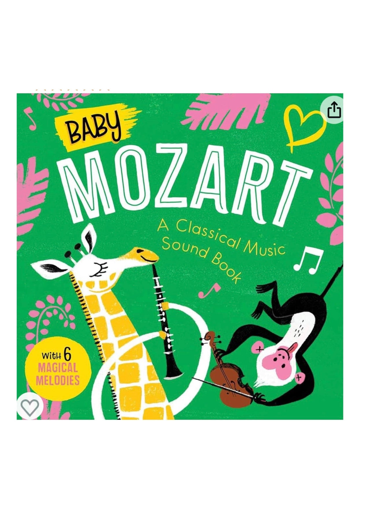 Baby Music Series | 4 Composers House of Marbles Board Book Mozart