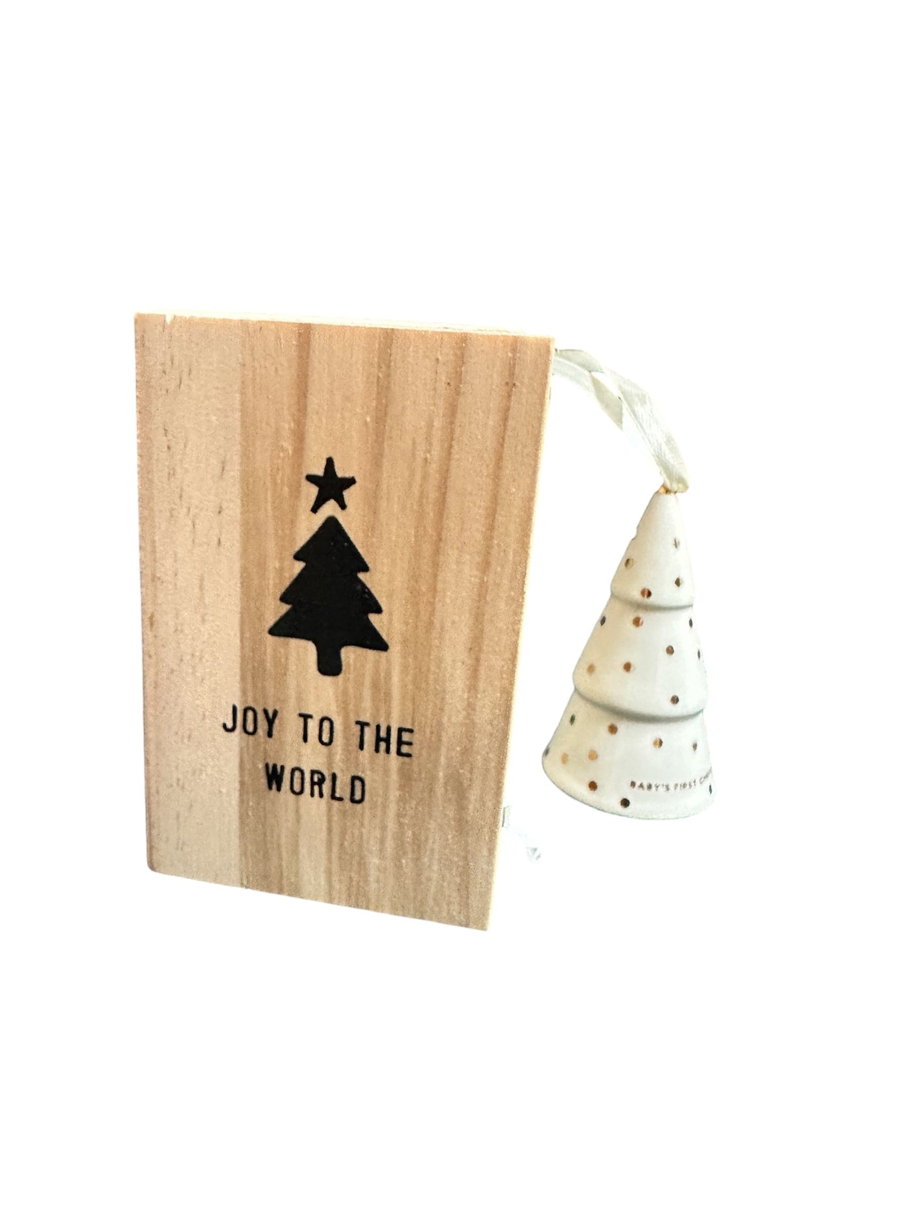 Baby's First Christmas Ornament - Christmas Tree Stephan Baby Christmas Ornament