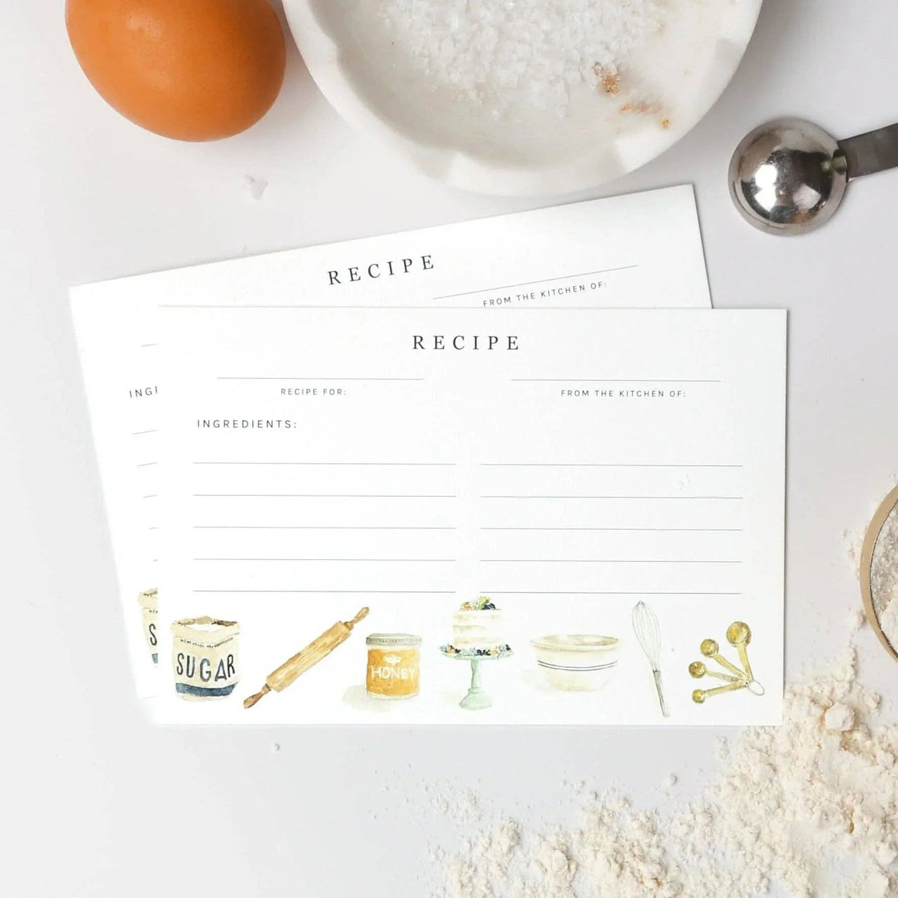 Baking recipe cards emily lex studio