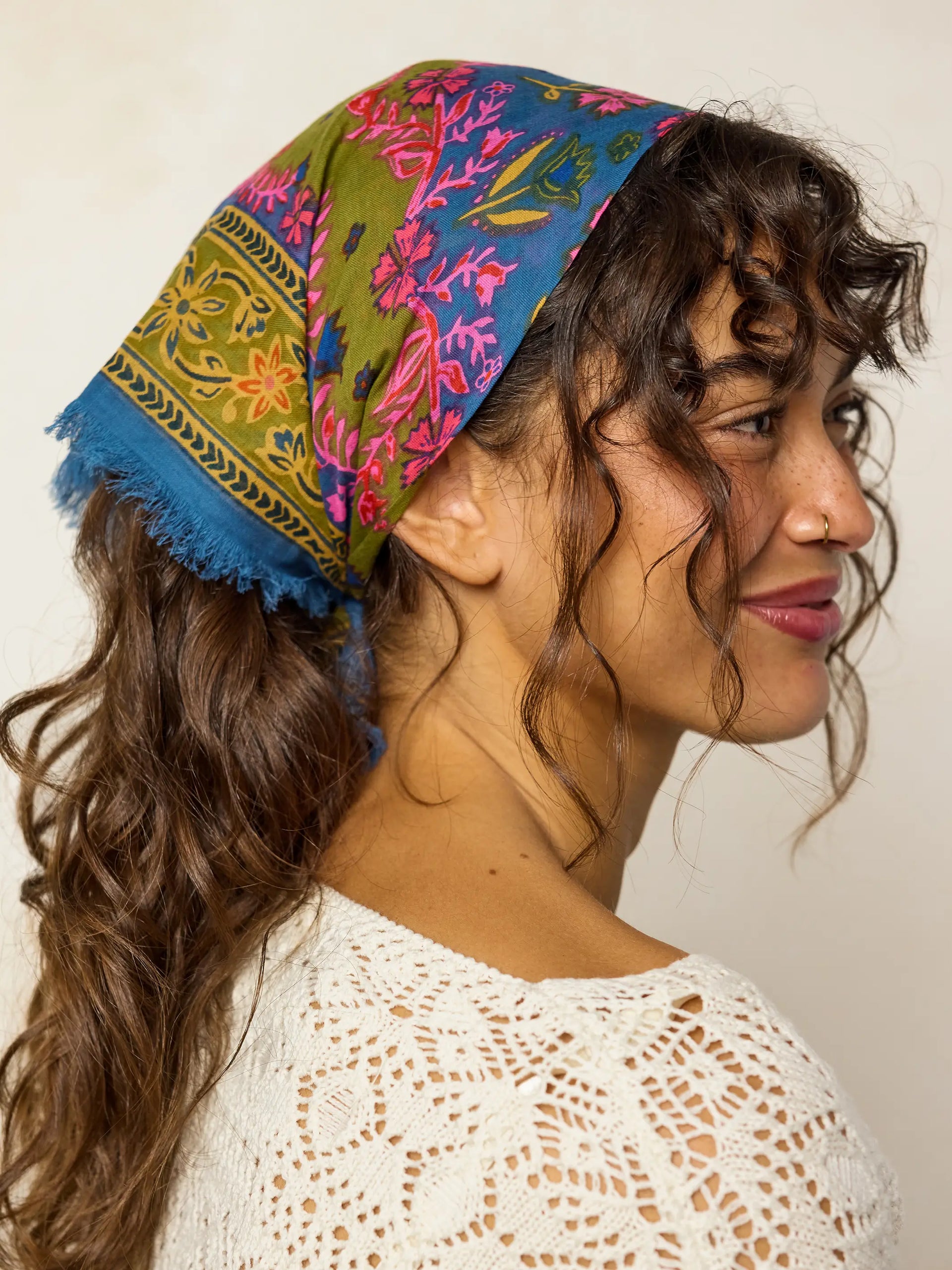 Bandanas by Natural Life | Moss Spring Scarf Natural Life Hair Accessories