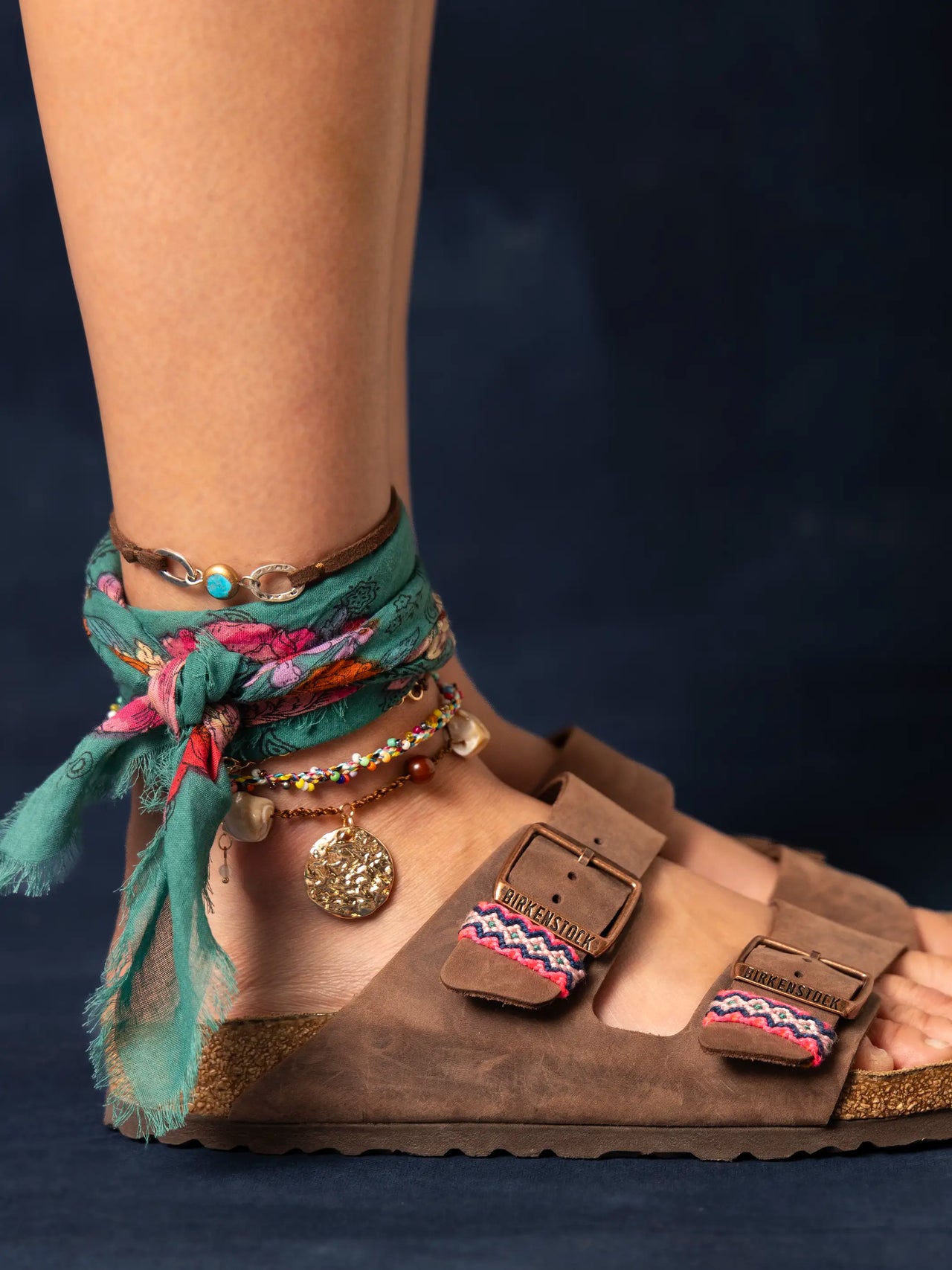 Bandanas by Natural Life | Teal Botanical Natural Life Hair Accessories
