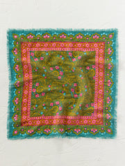 Bandanas by Natural Life | Teal Filigree Scarf Natural Life Hair Accessories