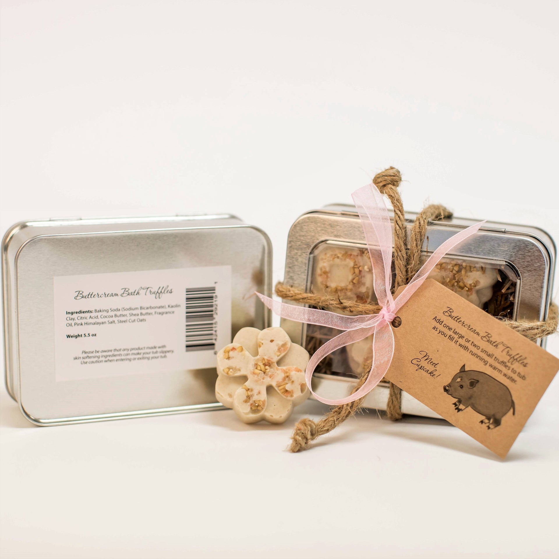 Bath Truffles Tin: Buttercream 1818 Farms