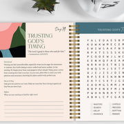 Be Still: Word Search Devotional for Peace & Rest in God Spiral Bible