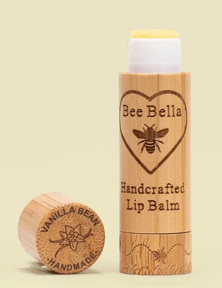 Bee Bella Lip Balm in Eco-Friendly Tube | 4 Scents Bee Bella lip balm Vanilla Bean