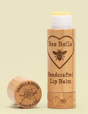 Bee Bella Lip Balm in Eco-Friendly Tube | 4 Scents Bee Bella lip balm Vanilla Bean
