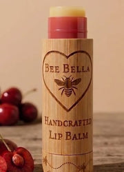 Bee Bella Lip Balm in Eco-Friendly Tube | 6 Balms Bee Bella lip balm Door County Cherry