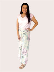 Beige Printed Wilde Legg Pant Tempo Paris Pant