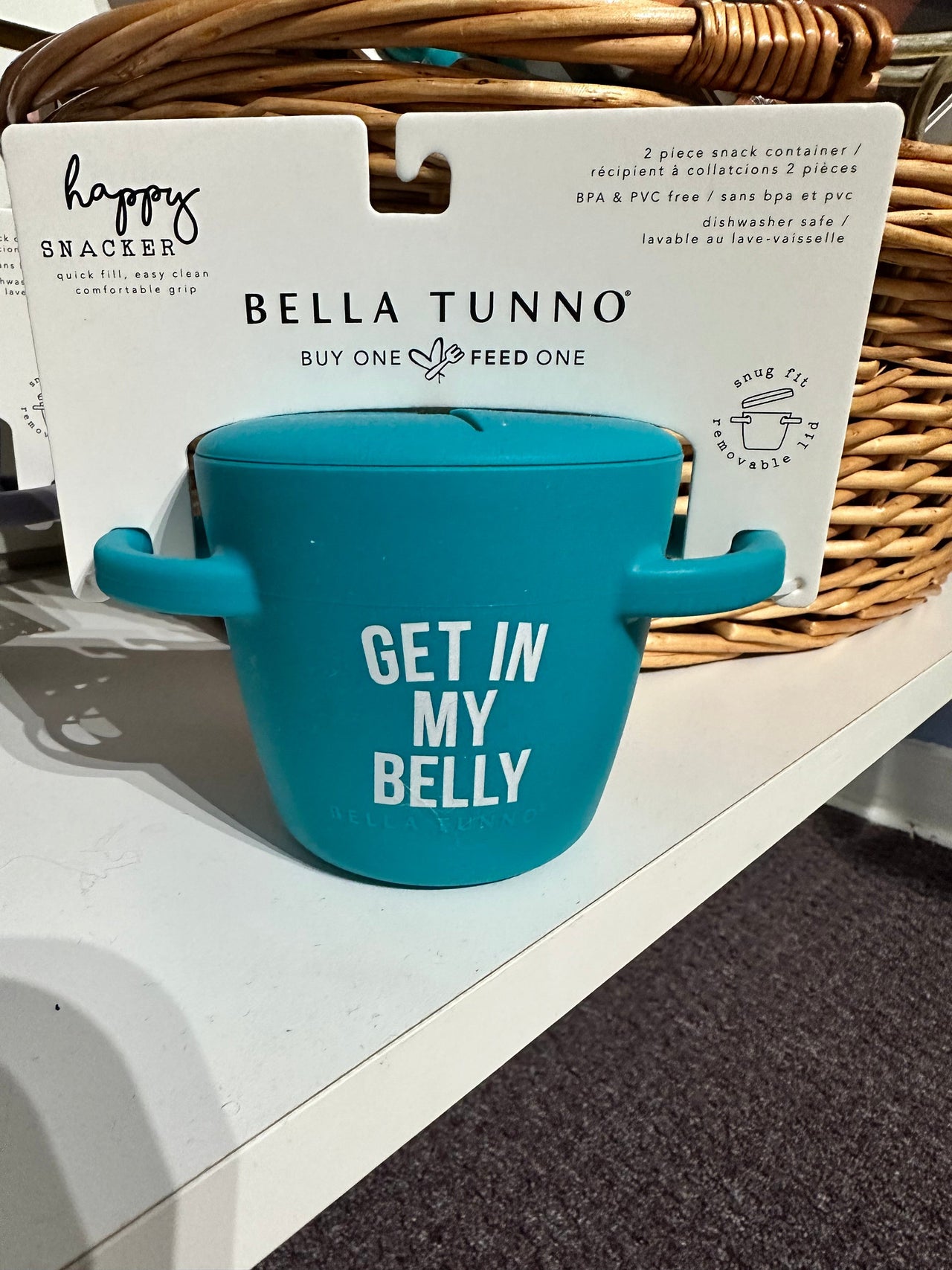 Bella Tunno Snacker Bowl Bella Tunno Baby & Toddler Get in My Belly