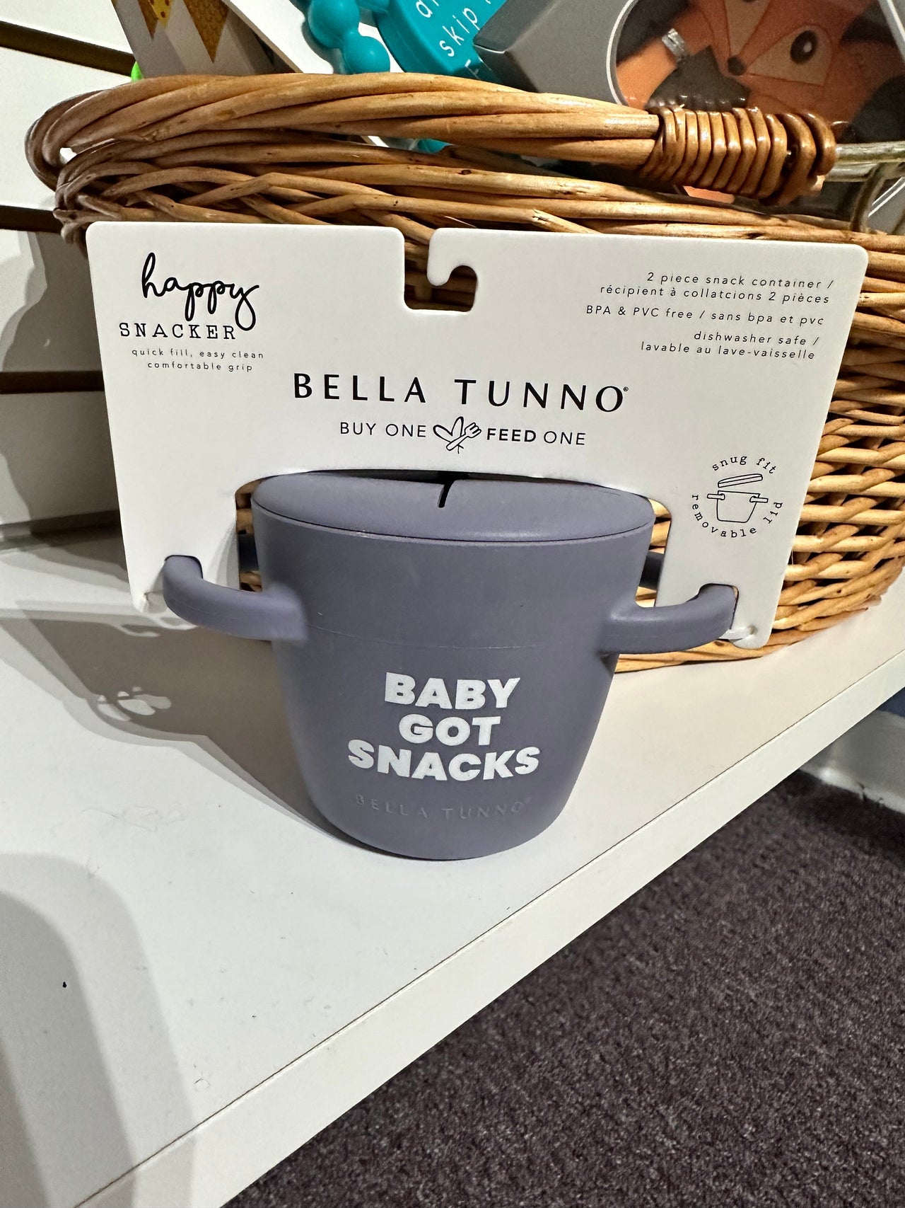 Bella Tunno Snacker Bowl Bella Tunno Baby & Toddler Baby Got Snacks