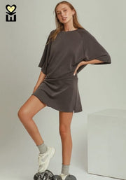 Best Feel Skort, Charcoal by Umgee Umgee Skort