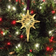 Bethlehem Star Ornament made in USA Beacon Christmas Ornament