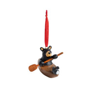 BF Kayak Bear Ornament DEMDACO