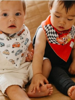 Bib Set by Copper Pearl | Disney Pixar Cars Carolina Baby aco Bibs