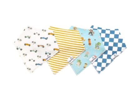 Bib Set by Copper Pearl | Speedster Carolina Baby aco Bibs