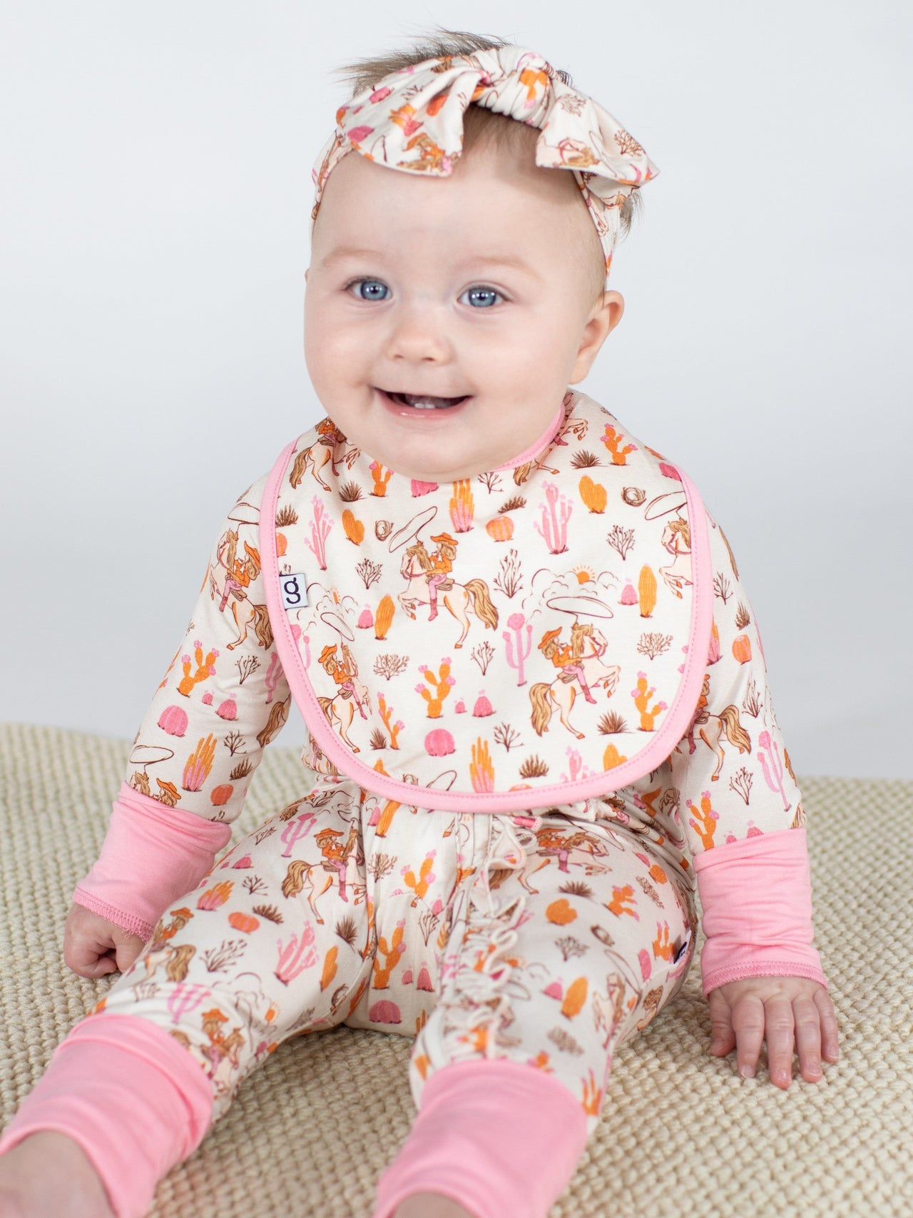 Bib Set by Goosies | Saddle Up, Cowgirl Goosies Baby